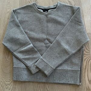 Wilfred Free - Grey Sweater with Side Zipper Detailing - Medium